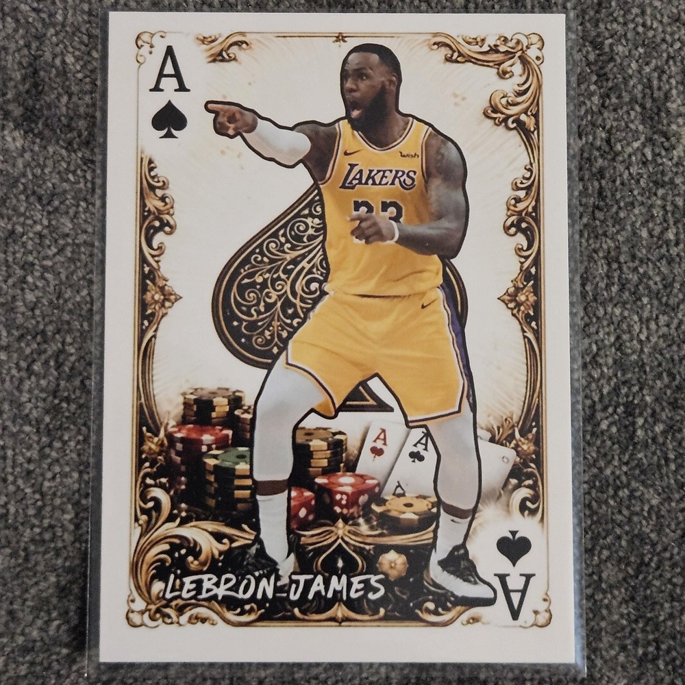 Lebron James‎ CUSTOM Aces Basketball Card